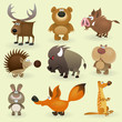 Wild animals set #2 (Forest)