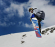 Photo: homme faisant du surf des neige homme faisant du surf des neige