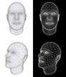 Human head. Vector Illustration