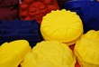 Colorful and differently shaped silicone baking pans