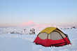 Winter Camping at Huntoon point on Artist Ridge