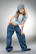 Foto: Dancing smiling girl Dancing smiling girl