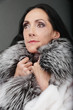 Elderly dark-haired woman