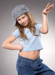 Foto: Dancing smiling girl Dancing smiling girl