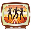 disco tv vector disco tv vector