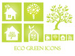 ecology green icons