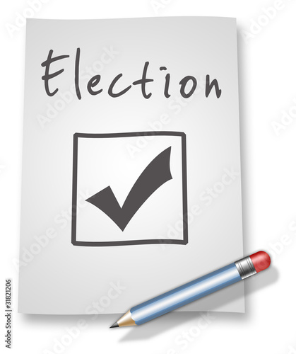Illustration: Paper & Pencil Illustration "Election" Paper & Pencil Illustration "Election"