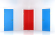 Choosing the right way: conceptual corner door
