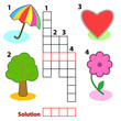 crossword words game for children crossword words game for children