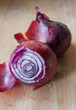 Red Onions on the Chopping Board