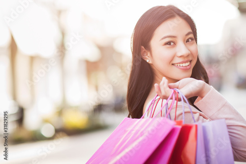 Photo: Asian woman shopping Asian woman shopping
