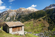 vals village in switzerland alps