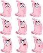 Pink cute fun condoms smiles