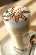 cafe latte in restoran