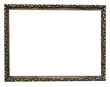 isolated wooden frame