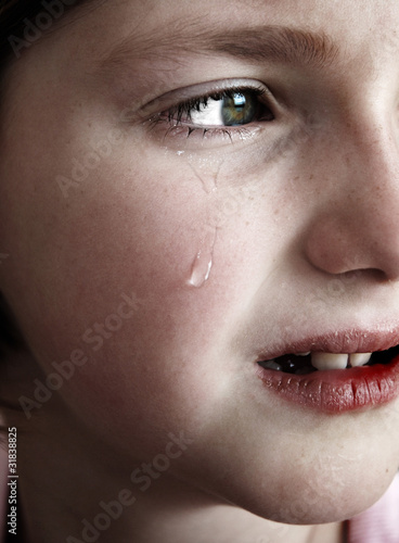 Photo: Girl Crying with Tears Girl Crying with Tears
