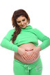 Pregnant heart shape