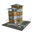 Condominio Palazzina-3d City House