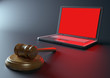Internet crime concept