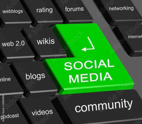 Illustration: social media social media