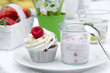 Muffin mit Himbeere