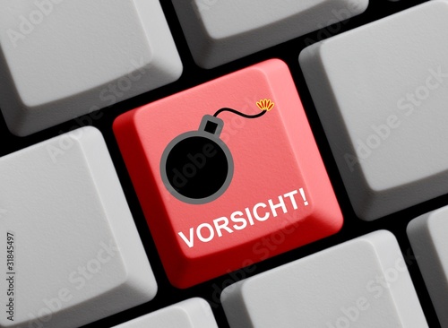 Illustration: Vorsicht - Die größten Gefahren online Vorsicht - Die größten Gefahren online