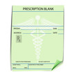 Blank prescription form Blank prescription form