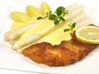 Spargel mit Schnitzel
