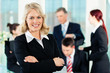 Business - team meeting in office
