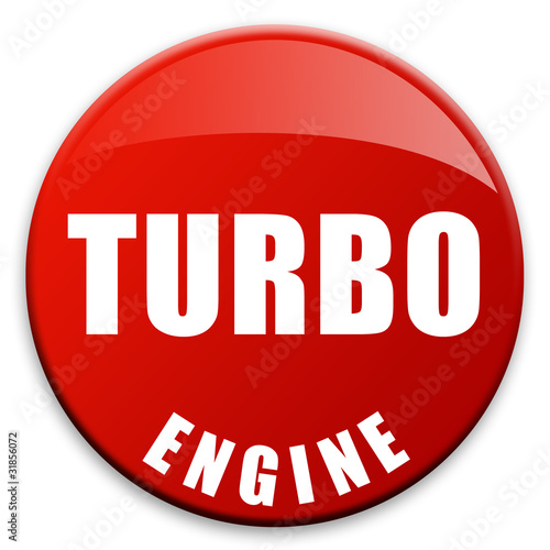 Vektor: button "TURBO" button "TURBO"