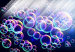 Abstract bubbles background