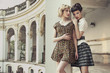Foto: Beauty ladies in old castle Beauty ladies in old castle