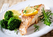 gebratender lachs