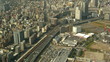 Time lapse highway in Tokyo from above