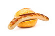 Foto: Bratwurst mit Brötchen Bratwurst mit Brötchen