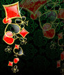 the vector abstract play card background the vector abstract play card background