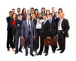 Young attractive business people - the elite