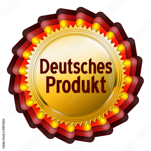 Illustration: button schleife siegel deutsche wertarbeit produkt button schleife siegel deutsche wertarbeit produkt