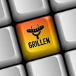 Vektor: taste 2 grillen 1 taste 2 grillen 1