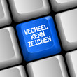taste 2 wechselkennzeichen 1