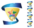 Vector: Star Award Medals Star Award Medals