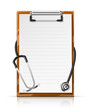 clipboard with phonendoscope clipboard with phonendoscope