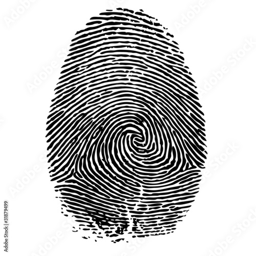 Vektor: Fingerabdruck Fingerabdruck