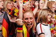 Foto: young and aged german soccer fans young and aged german soccer fans