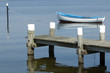 Ruderboot auf der Schlei bei Maasholm, Schleswig-Holstein