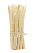 Fresh cut white asparagus