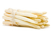 Fresh cut white asparagus