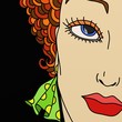 viso di donna