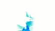 Swirl of blue ink 02