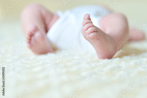 Photo: foot of newborn foot of newborn